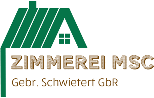 „Zimmerei MSC Gebr. Schwietert GbR“-Logo, zur Startseite